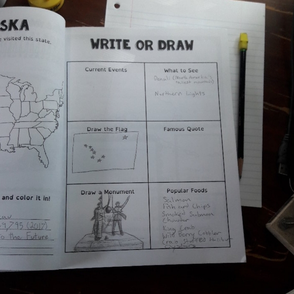 United States Homeschool Workbook - Picture 13 of 16